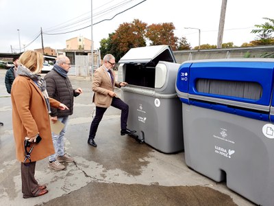 Un moment de la visita a les instal·lacions d'Ilnet.