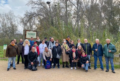 Els i les participants de la darrera caminada de “Caminar és fer salut”.