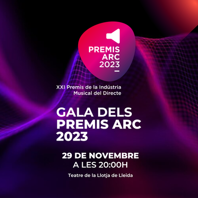 Ramon Mirabet, Maruja Limón, Júlia Blum i Alidé Sans actuaran a la gala dels XXI Premis ARC a Lleida..