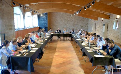 Reunió de l'equip de govern amb motiu de l'inici del curs polític.