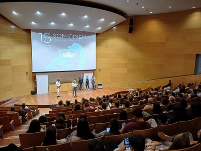 La inauguració del Som Cinema s'ha fet a l'auditori del Centre de Cultures del Campus de Cappont de la UdL.