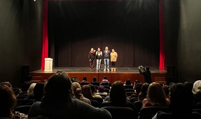 Un dels espectacles de la Teatrada de l'Aula s'ha fet al Teatre municipal de l'Escorxador..