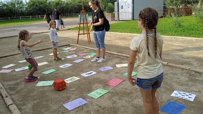 Una de les activitats infantils de la última Batnight.