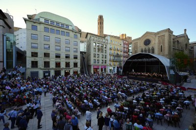 La Plaça Sant Joan ha acollit el tradicional Concert de la Banda Municipal.