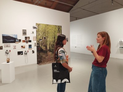 Un altre dels espais que ha visitat és el Centre d'Art La Panera.