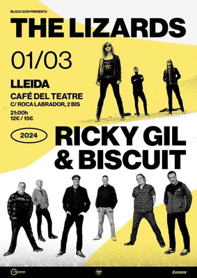 <bound method DexterityContent.Title of <Event at /fs-paeria/paeria/es/actualidad/agenda/concierto-the-lizards-y-ricky-gil-biscuit>>.