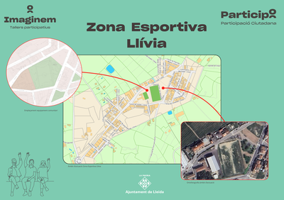 El próximo jueves, 28 de noviembre, se llevará a cabo la primera acción del Imaginem la zona deportiva de Llívia con una visita a los terrenos donde se ubicará el equipamiento resultante del proceso de participación.