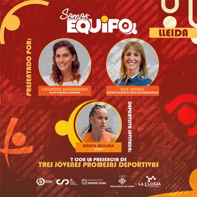 El podcast #SomosEquipo para visibilizar el deporte femenino se graba este miércoles en Lleida..