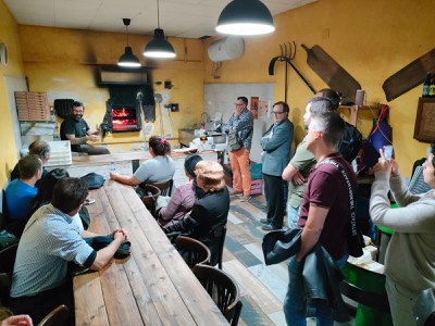 Visita a la Pizzería La Nube.