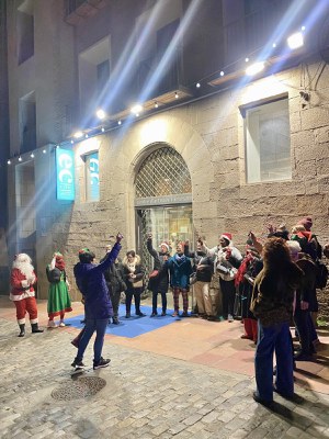 Una de las actividades más populares ha sido la Cantada de Villancicos itinerante, a cargo de la Coral del Centro Histórico.