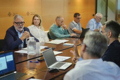 La reunión del comité estratégico de la vivienda ha tenido lugar esta mañana en la Paeria.