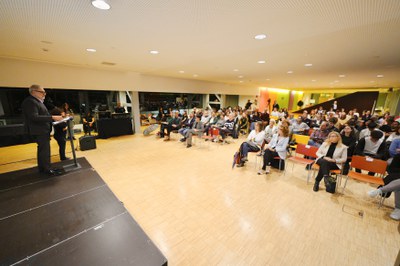 El alcalde de Lleida, Fèlix Larrosa, ha presidido el acto de apertura del curso escolar 24-25 del Consejo Escolar Municipal.