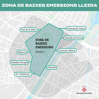 La comisión informativa de Seguridad, Movilidad, Civismo y Convivencia ha dado luz verde a la ordenanza y proyecto de la Zona de Bajas Emisiones de Lleida.