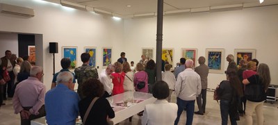 La exposición para homenajear al ilustrador y activista cultural leridano Miquel Roig Nadal se inauguró en junio.